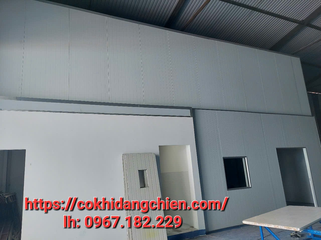 thi công vách panel ở quận 12